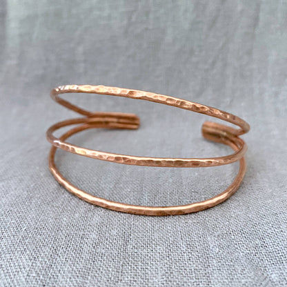 Grounding Copper Cuff Bracelet