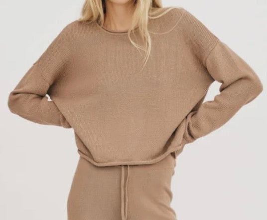 Organic Rollneck Knit Sweater