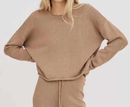 Organic Rollneck Knit Sweater