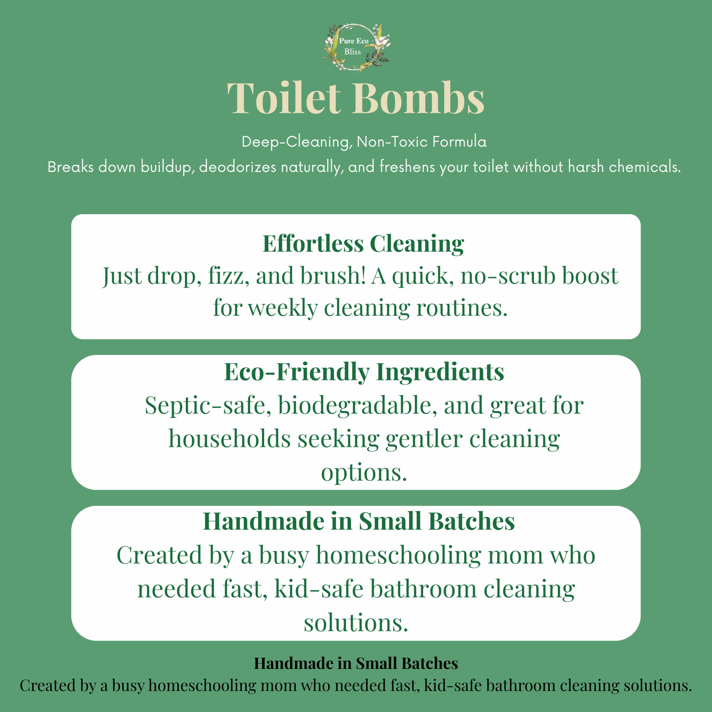 All-Natural Toilet Bomb Cleaner
