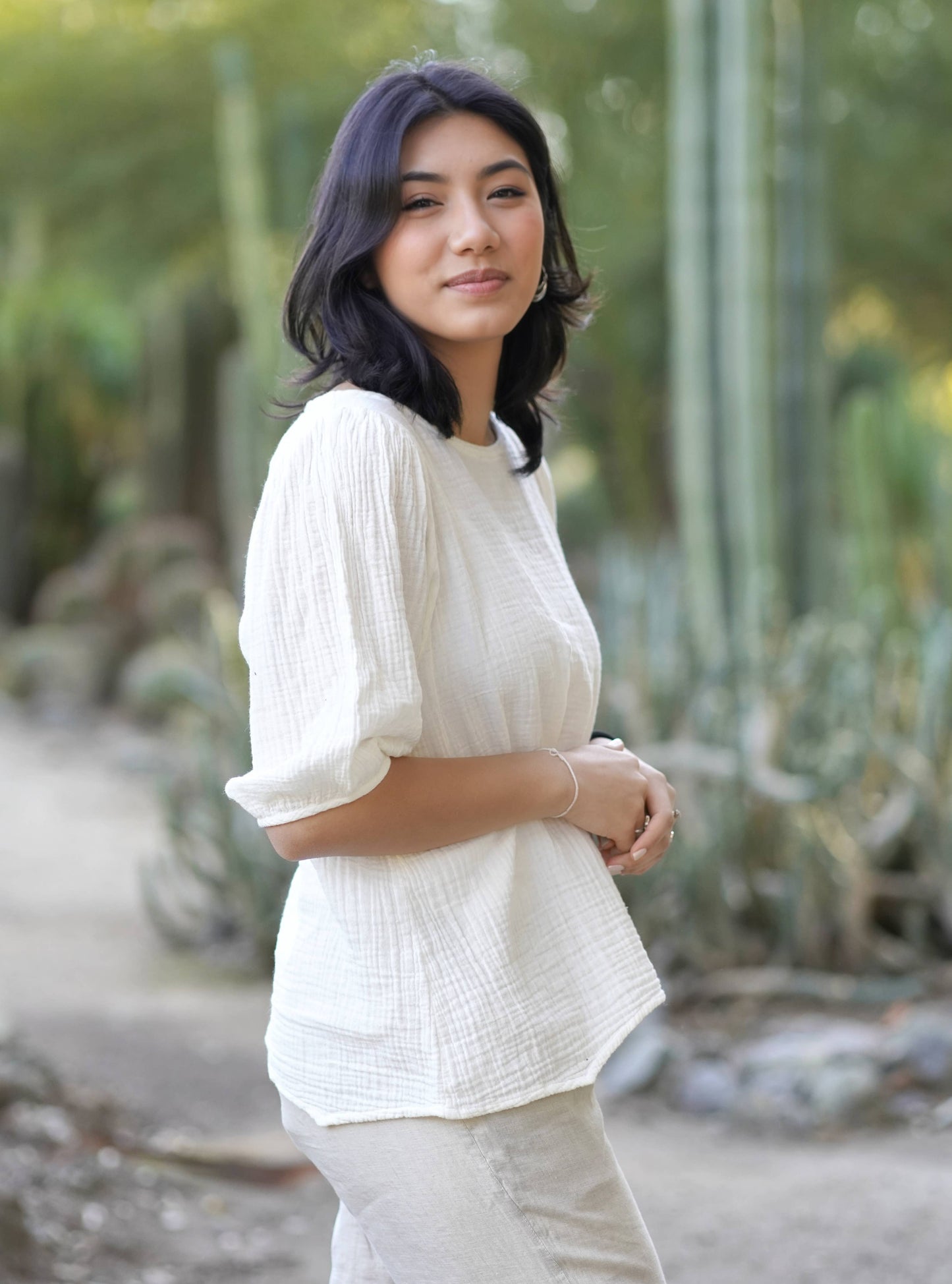 Taos Cotton Gauze Top