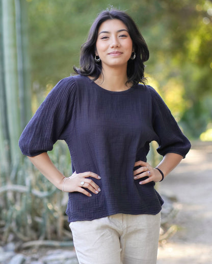 Taos Cotton Gauze Top