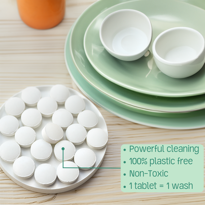 Green Llama EWG Verified Dishwasher Tablets, 40ct, 6-Pack