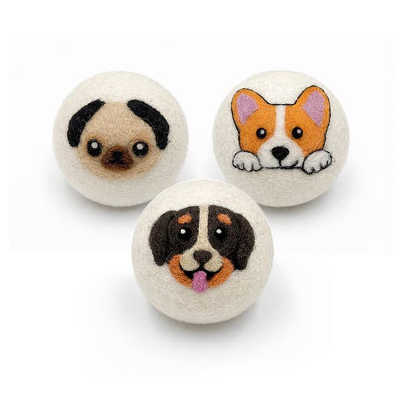 Dogs: Eco Wool Dryer Balls Fair Trade