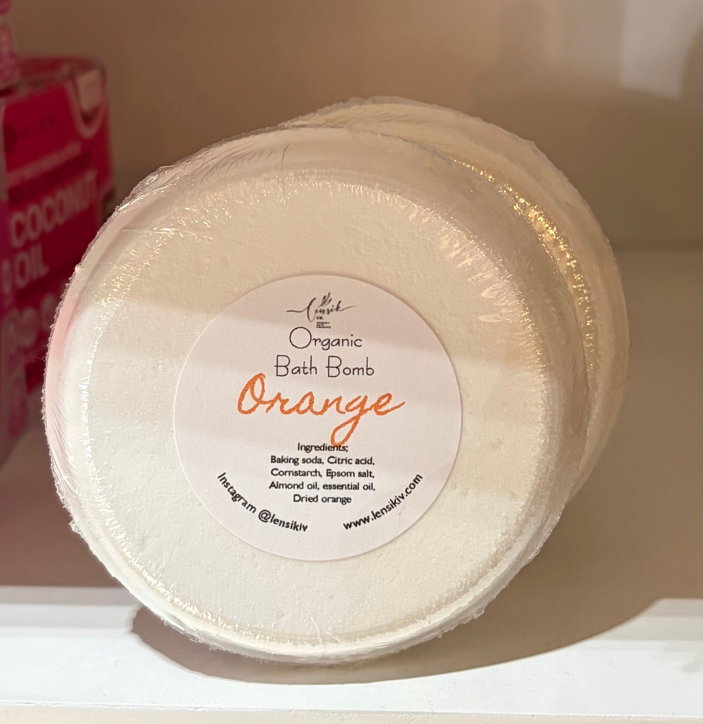 Organic Orange Bath Bomb