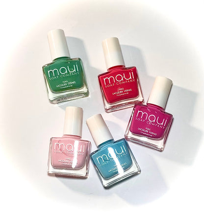 Maui Non-Toxic Nail Polish | Five Colors