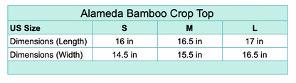 Alameda Bamboo Crop Top