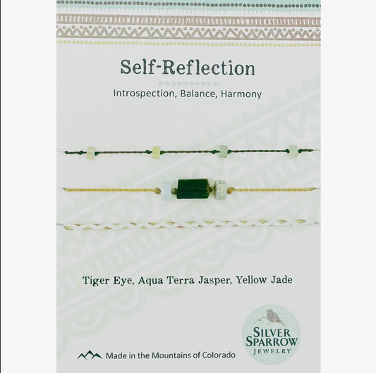 ‘Self-Reflection’ Stackable Bracelet Trio