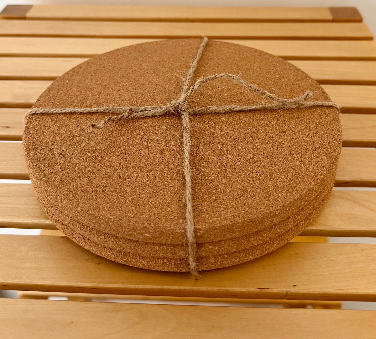 Natural Cork Trivets | Set of 3
