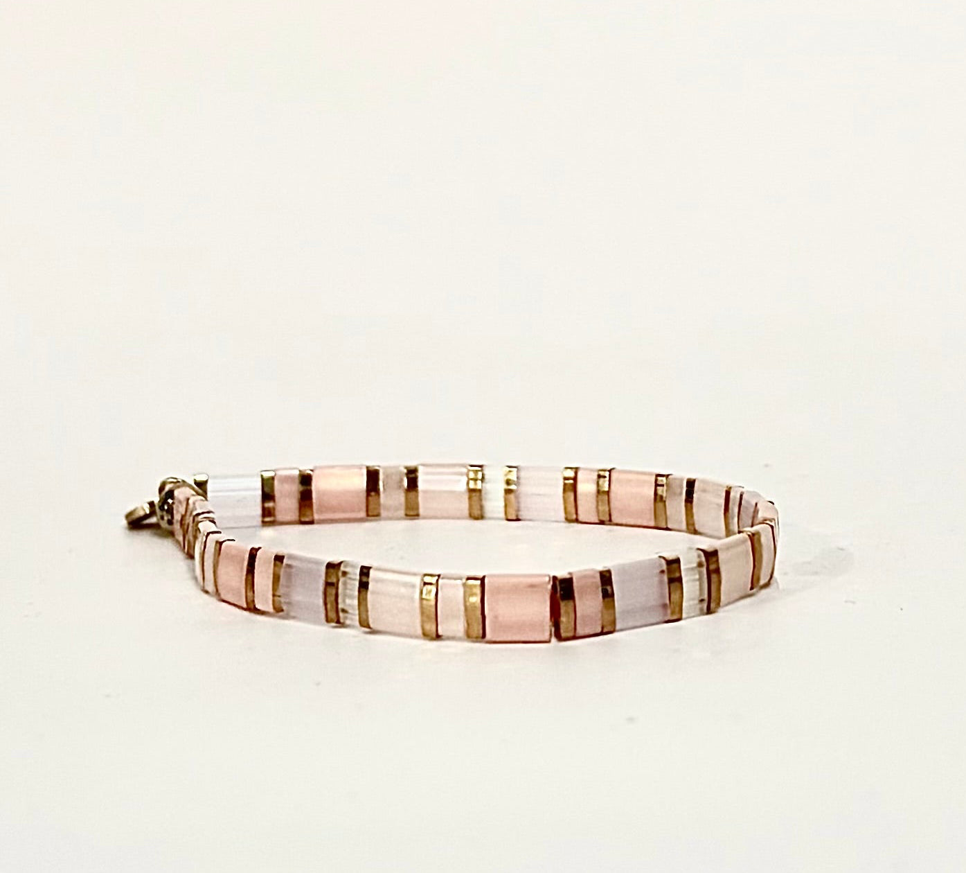 Flat Tila Bead Bracelets