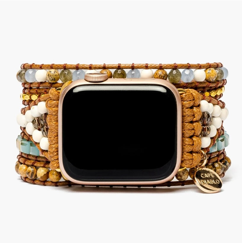 Indigenous Blue Apple Watch Band