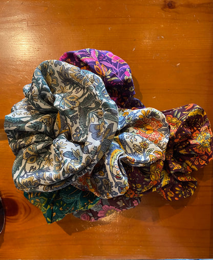 Oversized Silk Hair Scrunchies