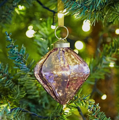 Recycled Glass Holiday Baubles