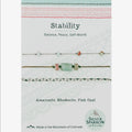 ‘Stability’ Stackable Bracelet Trio