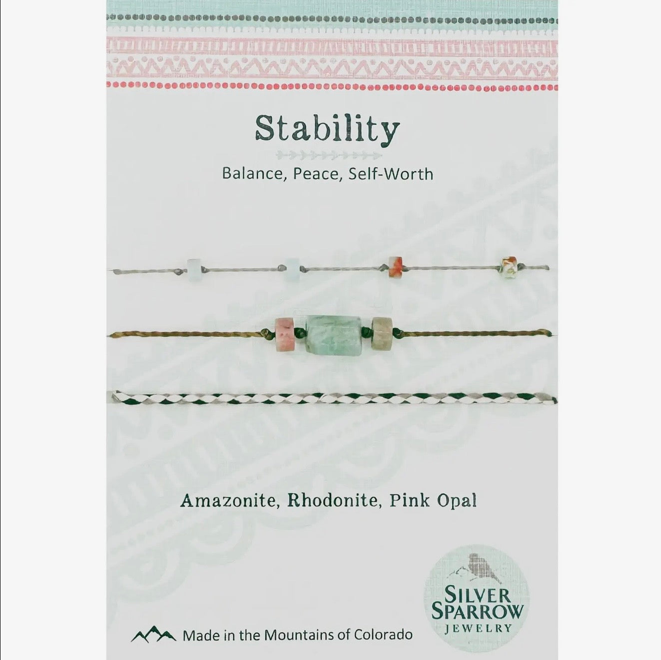 ‘Stability’ Stackable Bracelet Trio