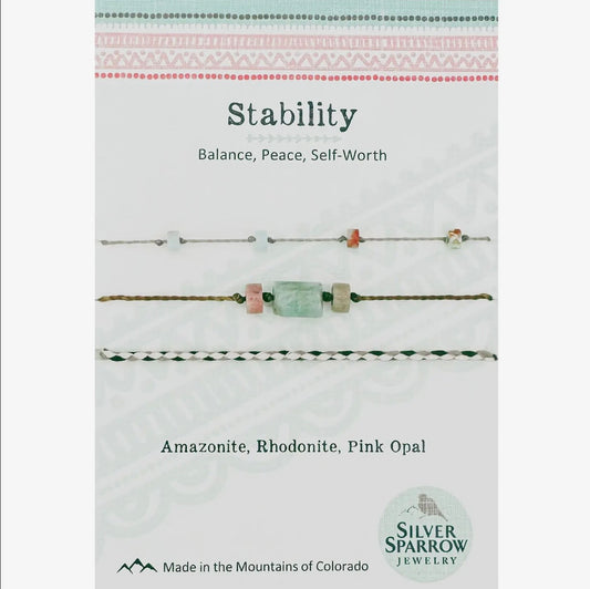 ‘Stability’ Stackable Bracelet Trio