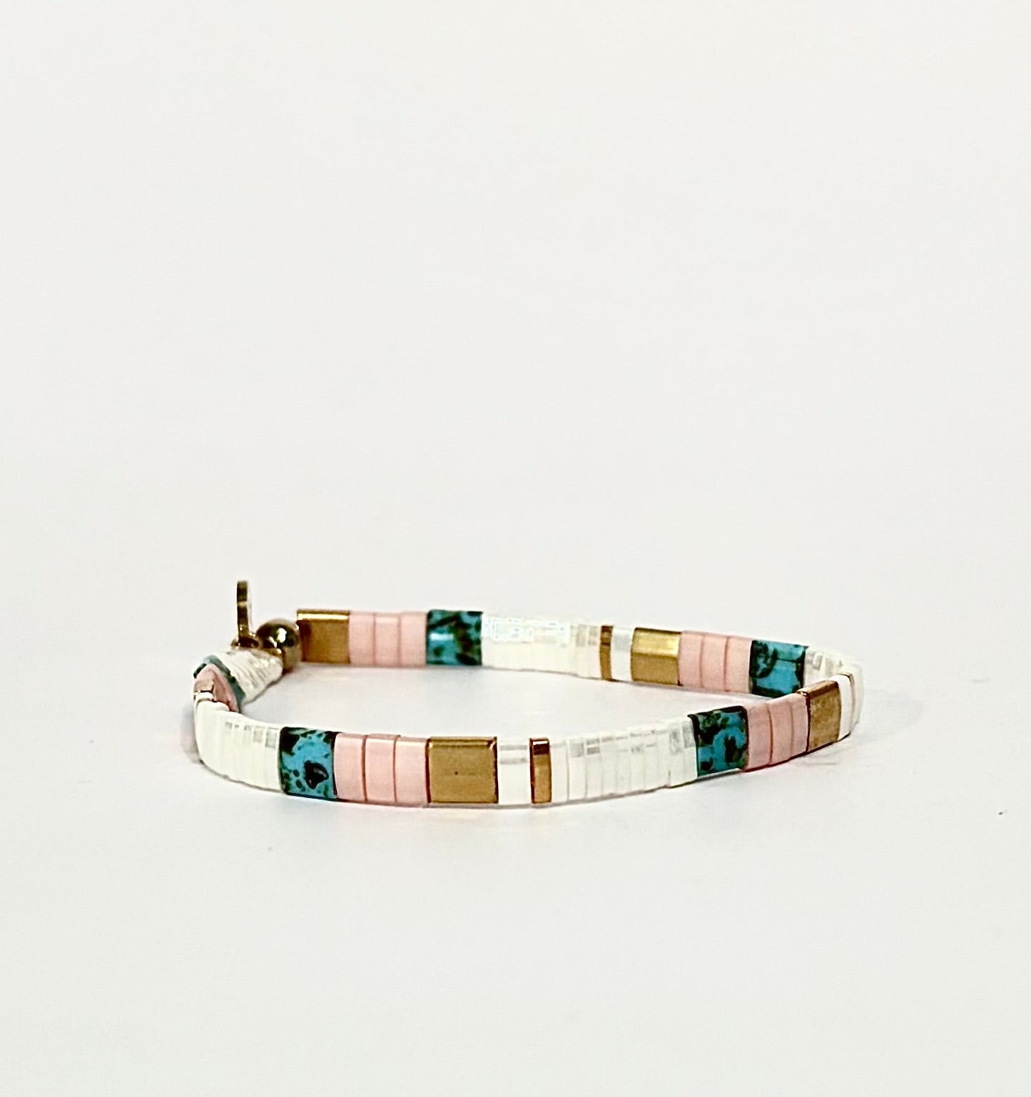 Flat Tila Bead Bracelets