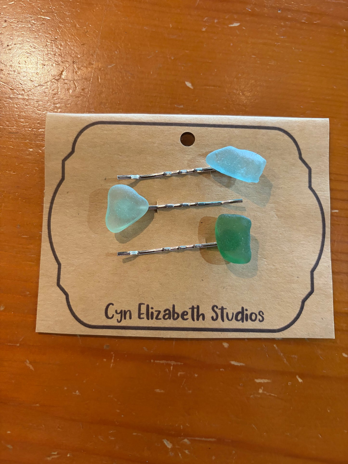 Sea Glass Bobby Pins