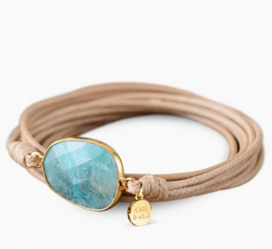 Blue Ocean Wrap Bracelet