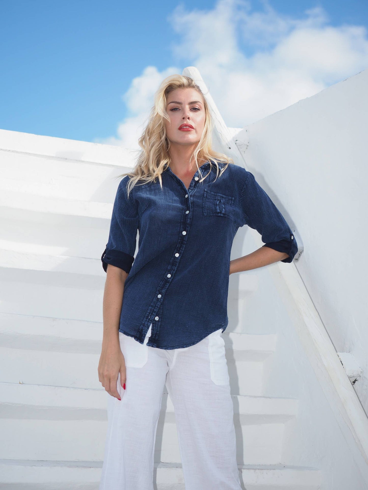 Cotton Chambray Shirt