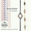 Sunstone & Amethyst Bracelet Duo