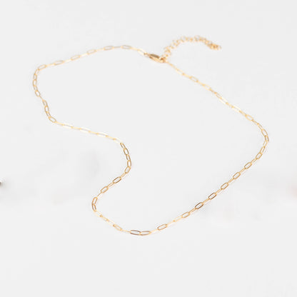 Paperclip Necklace | 14k Gold Fill