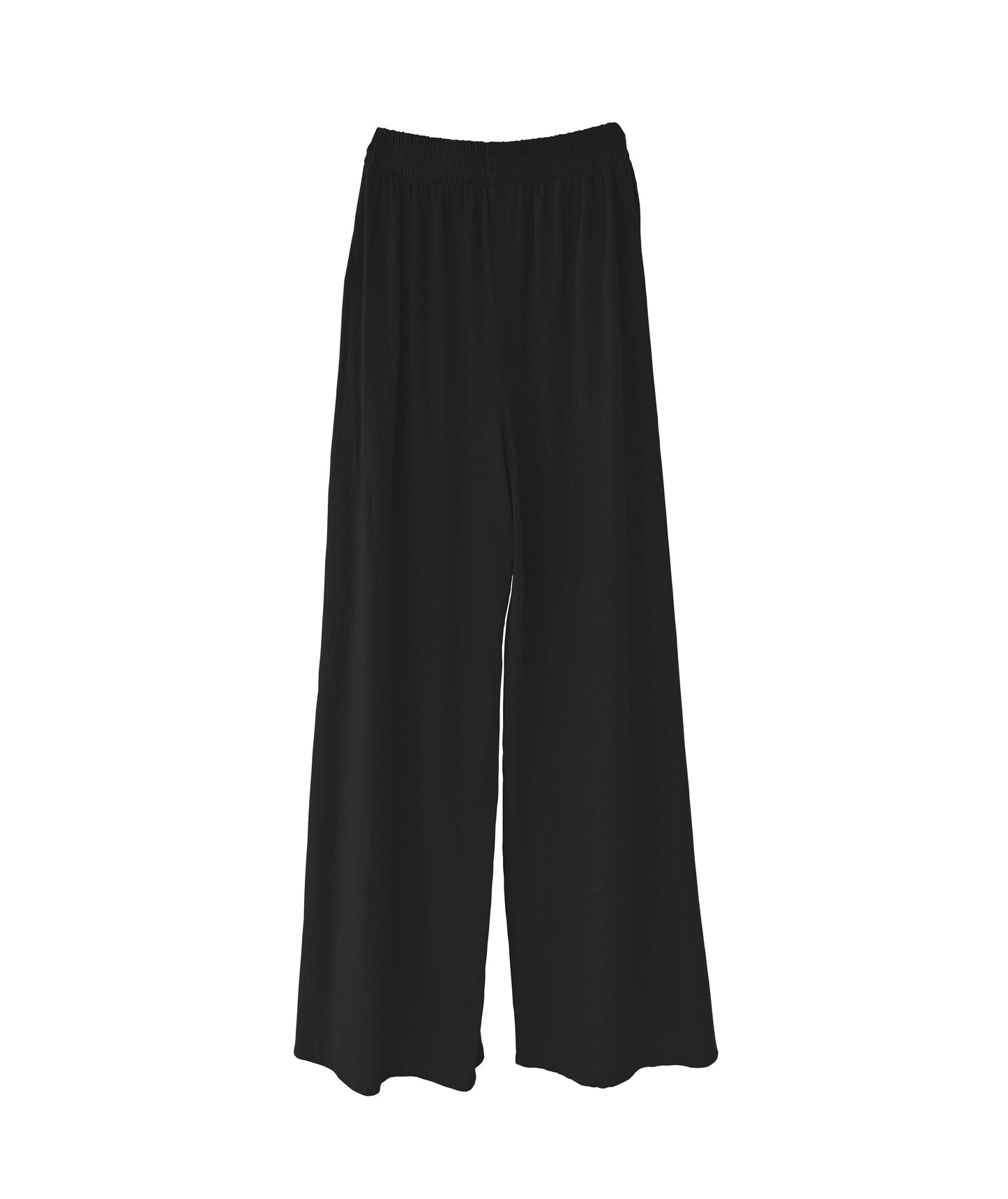 Cotton/Modal Wide-Leg Pants