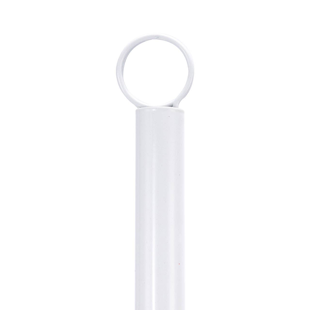 48-Pocket Rotating White Greeting Card Rack - 65”H x 16”D