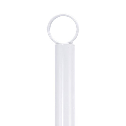 48-Pocket Rotating White Greeting Card Rack - 65”H x 16”D