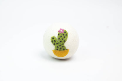 Avocado Cactus Flamingo Hedgehog Taco Eco Wool Dryer Balls