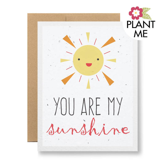 Plantable Card | You are my sunshine