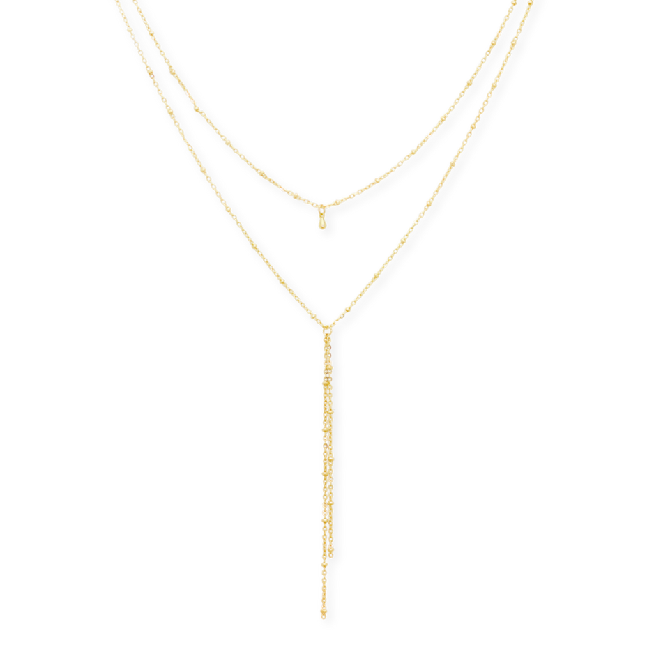 Fontina Layered Drop Necklace