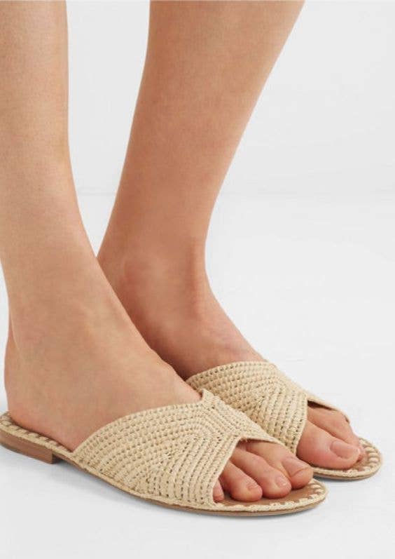 Handmade Moroccan Raffia Sandals