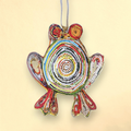Recycled Paper Frog Ornament
