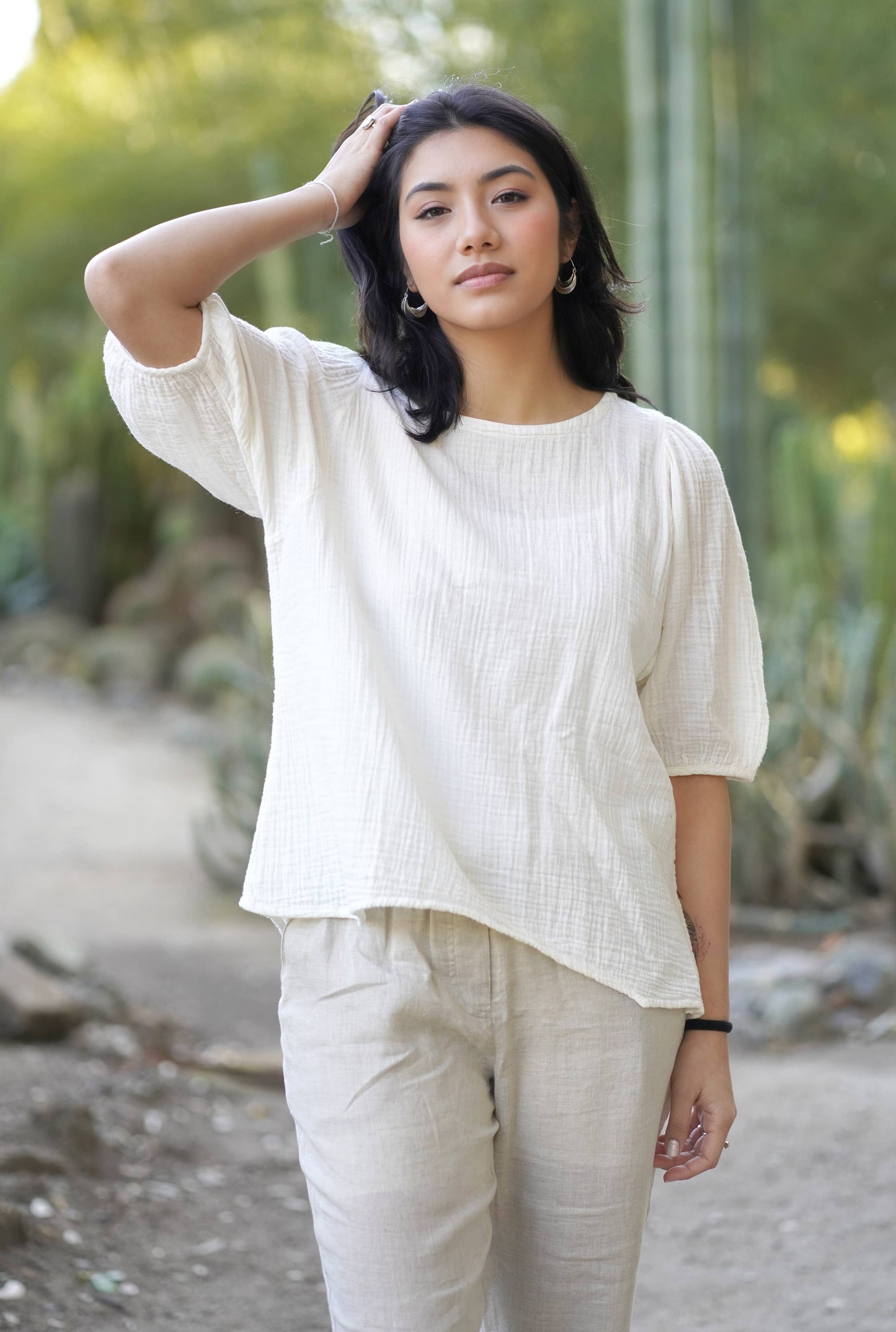 Taos Cotton Gauze Top