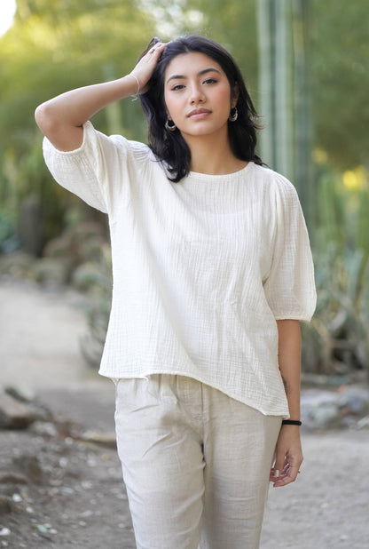 Taos Cotton Gauze Top