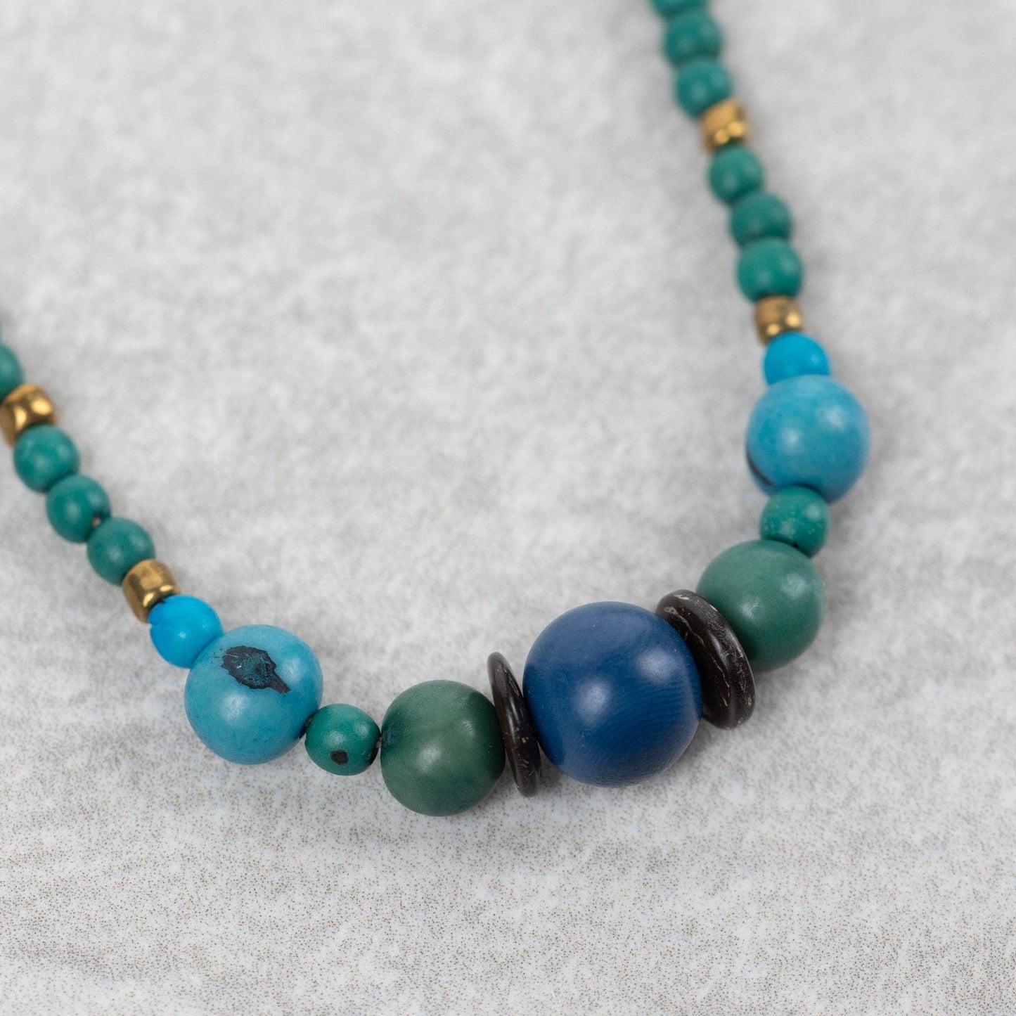 Beaded Tagua Necklace