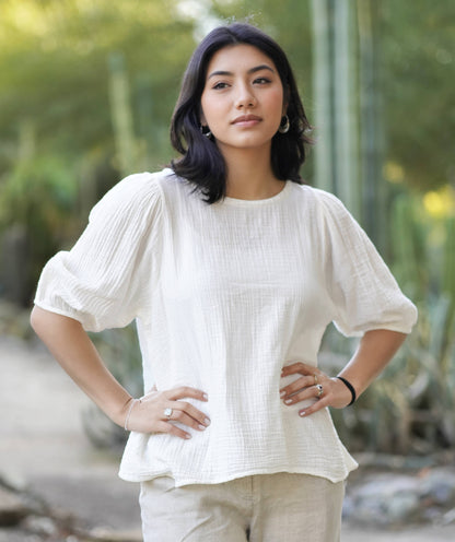 Taos Cotton Gauze Top