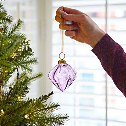 Recycled Glass Holiday Baubles
