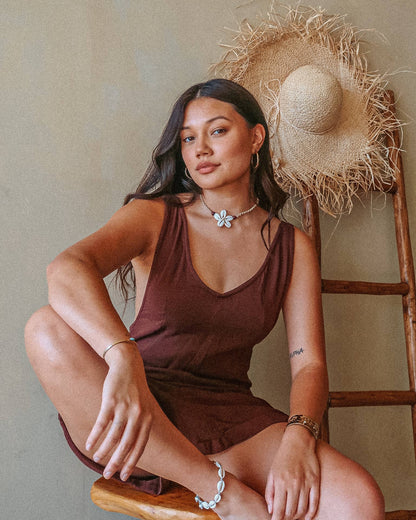 Surf Flower Shell Necklace