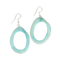 Tagua Oval Earrings