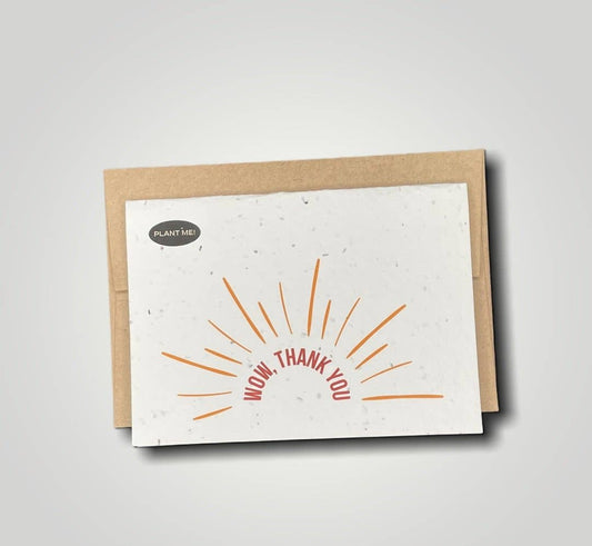 ‘Wow Thank You’ Card