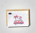 Beach Van Life Greeting Card