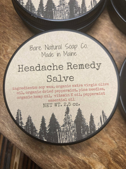 Herbal Headache Remedy Salve