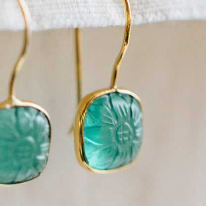Aqua Blue Sancho Earrings