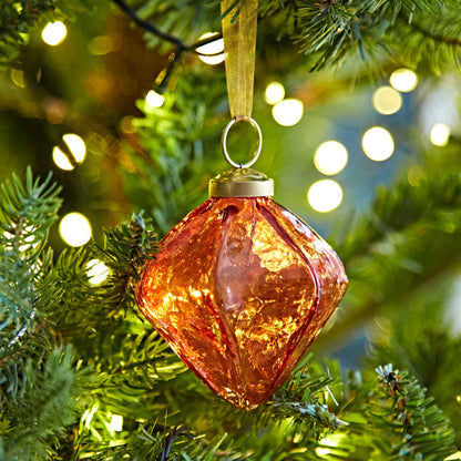 Recycled Glass Holiday Baubles