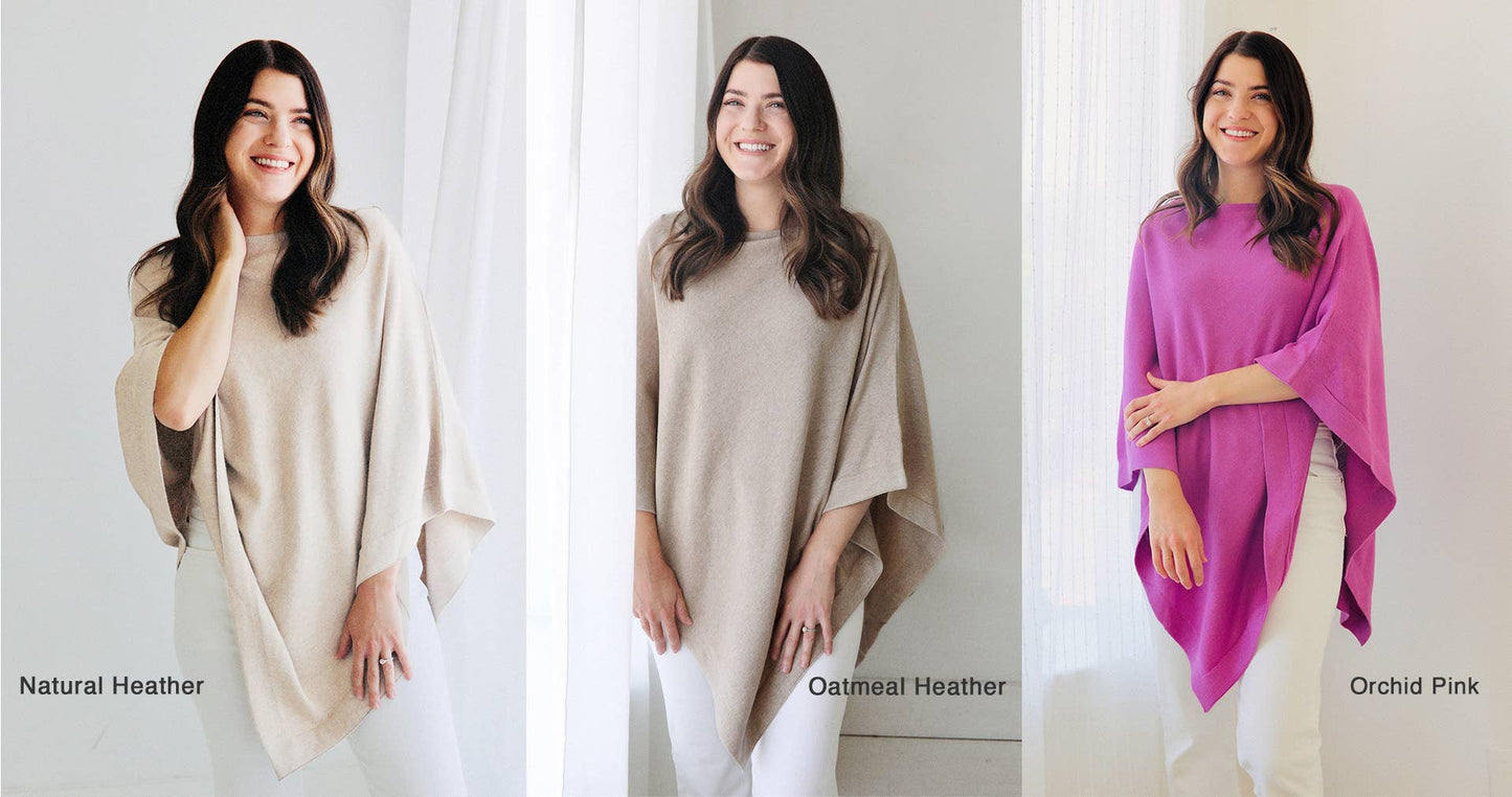 Eco-Chic Sweater Poncho