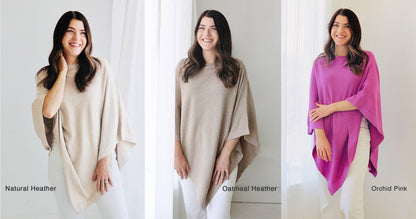 Eco-Chic Sweater Poncho