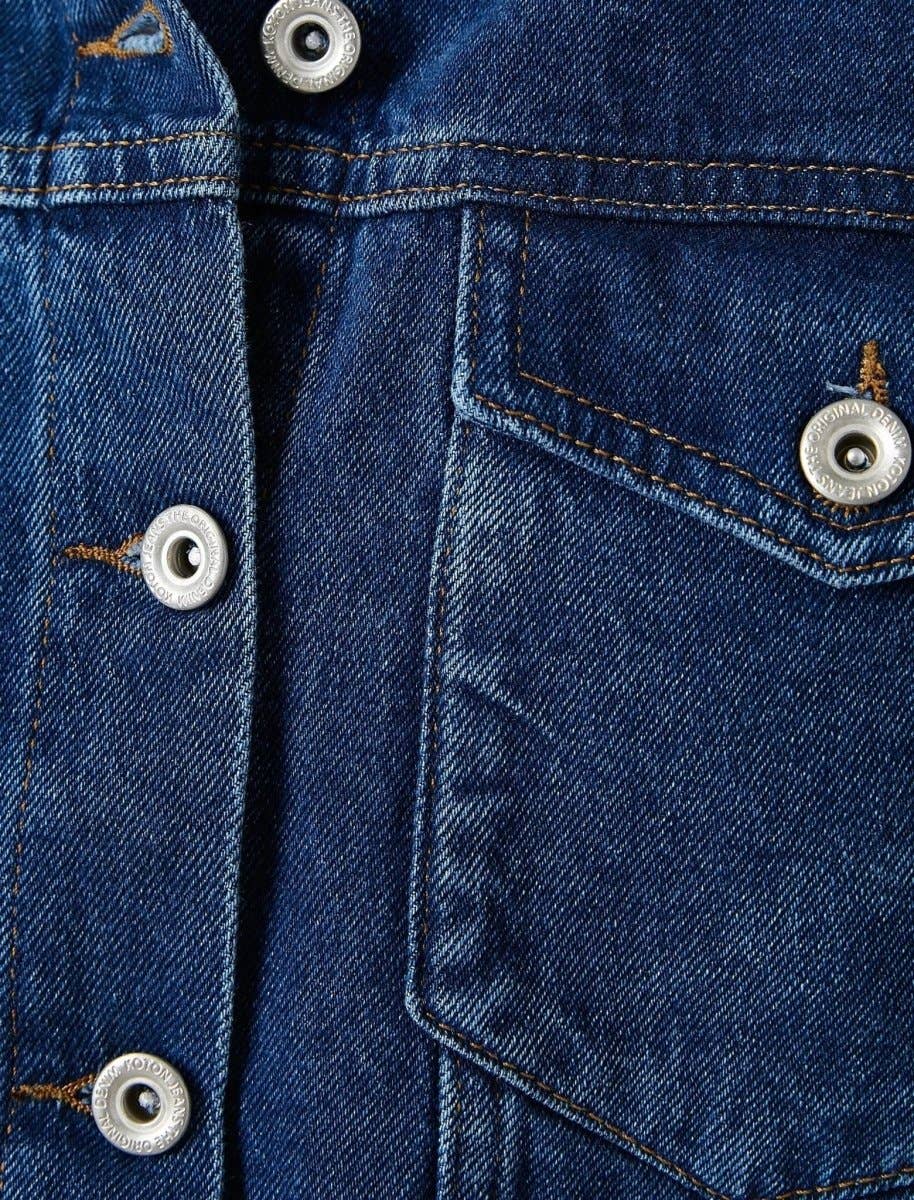 Cropped Blue Jean Jacket