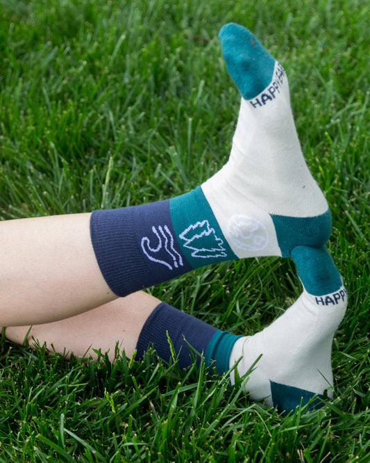 Outdoors-Inspired Organic Cotton Socks
